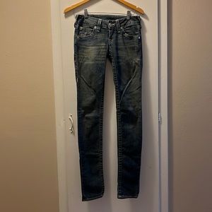 True religion skinny jeans low waist
